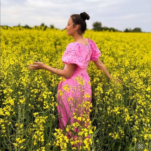 Zara Openwork Embroidered Dress - Picture 10 of 15